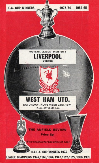 Match programme